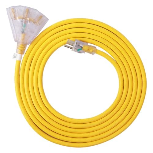 EP 25 ft outdoor extension cord, 14/3 SJTW, 3 outlets