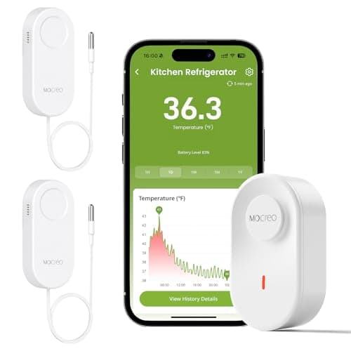 MOCREO WiFi temperature alarm, 2 sensors