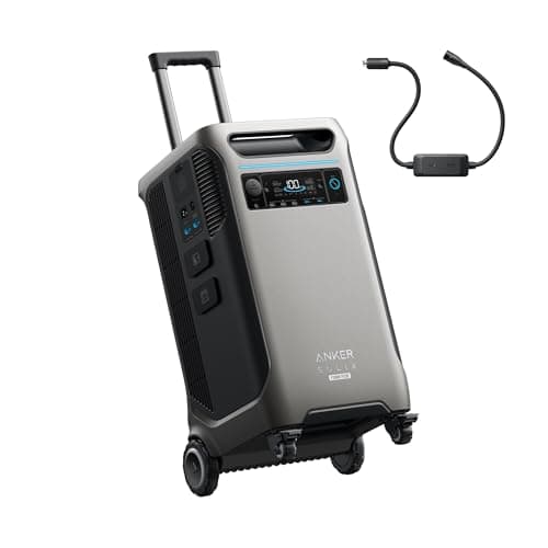 Anker SOLIX F3800 Plus with 240V Generator Adapter